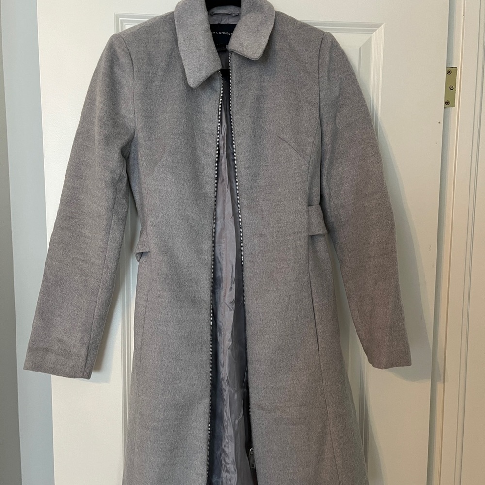 Elegant Gray Women's Coat